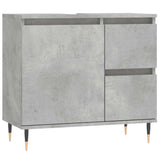 Bathroom Cabinet Concrete Grey 65x33x60 cm Engineered Wood 831600
