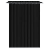 ZNTS Garden Storage Shed Anthracite Steel 204x132x186 cm 47028
