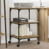 Printer Stand Artisan Oak 50 x 41 x 75 cm Engineered Wood 882999