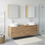 Bathroom Furniture Set 5 pcs Artisan Oak 3406894