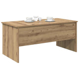 Coffee Table Artisan Oak 102 x 50.5 x 46.5 cm Engineered Wood 880717