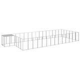 Dog Kennel Silver 26.62 m Steel 3082224