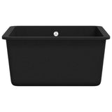 Granite Kitchen Sink Single Basin Black 142960