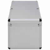 Storage Cases 2 pcs Silver Aluminium 91850