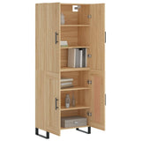 Highboard Sonoma Oak 69.5x34x180 cm Engineered Wood 3195814