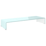 TV Stand/Monitor Riser Glass Green 90x30x13 cm 244146