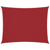 Sunshade Sail Oxford Fabric Rectangular 5x7 m Red 135660