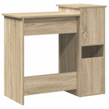 Desk with Shelves Sonoma Oak 84x40x78 cm Engineered Wood 860447