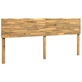 Live Edge Headboard ROSTOCK White 180 cm Solid Acacia Wood 903217