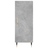 Highboard Concrete Grey 34.5x34x180 cm Engineered Wood 3200117