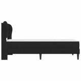 Bed Frame with Headboard Black 90 x 190 cm Velvet 3415276
