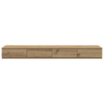 ZNTS Bedside Tables Artisan oak Particle board 160 x 36.5 x 16.5 cm 866978
