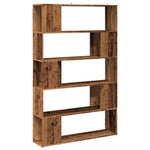 ZNTS Book Cabinet/Room Divider Old Wood 100x24x155 cm 856746