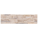 3D Wall Panels 14 pcs White and Red 100x25 cm EPS 4008554