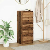 Sideboard with Drawers Old Wood 37.5x35x99 cm Engineered Wood 861767