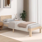 Bed Frame without Mattress 75x190cm Small Single 810455