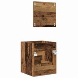 Bathroom Furniture Set with Drawer Brown 41 x 38.5 x 48 cm 875692