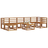 Outdoor Sofa Set 8 pcs Natural Solid Acacia Wood 3366727