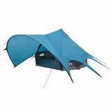 Teepee Tent 3-Person with Roof Blue and Grey 312 x 312 x 197 cm 42004009