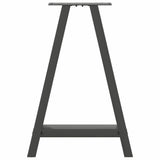 Dining Table Legs A-Shaped 2 pcs Anthracite 60x cm Steel 4012850