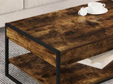 Coffee Table Smoke Oak 80 x 50 x 40 cm Engineered Wood 886440