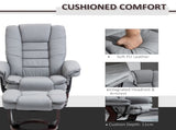 Recliner Chair With footstool, Recliner Armchair up to 130kg Weight Capacity, 135&deg Reclining T3398P340961