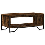 ZNTS Coffee Table Smoked Oak 100x51x40 cm Engineered Wood 848481