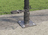 Welded Wire Fence with Concrete Base 25 x 1 m 3353657