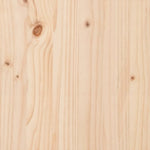 ZNTS Bed Frame without Mattress 180x200 cm Super King Solid Wood Pine 3323251