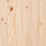 ZNTS Bed Frame without Mattress 180x200 cm Super King Solid Wood Pine 3323251