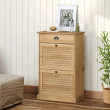 Shoe Cabinet VIGO 60x35x96 cm Solid Wood Pine 353169