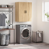 Wall Mounted Cabinet Sonoma Oak 69.5x34x90 cm 828431