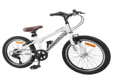 Mountain Bike 24'' 6-Speed for 8-12 Years Old White 42009747