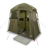 Shower Tent 2-Person Olive Green Waterproof 4009536