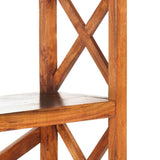 Bookshelf 100x30x180 cm Solid Acacia Wood Honey Finish 289626