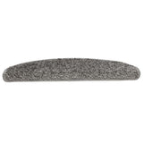 Stair Mats 10 pcs 65x21x4 cm Grey Half Round Large 149799