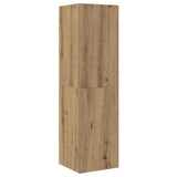 Wall TV Cabinet Wall-mounted 4 pcs Artisan Oak Engineered Wood 3393176