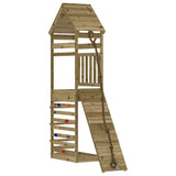 Playhouse with Climbing Wall Impregnated Wood Pine 3156921
