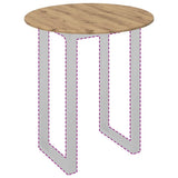 Table Top 80 x 1.5 cm Round Engineered Wood Artisan oak 880430