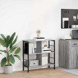 Bookshelf Grey Sonoma 82 x 32 x 79 cm Engineered Wood 883997