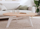 Table Top 90x1.5 cm Round Solid Wood Beech 355912