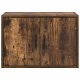 Garage Wall Cabinet Smoked Oak Engineered Wood 860651