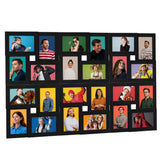 Collage Photo Frame for 24x Picture Black MDF 332791