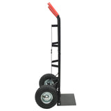 Extendable Hand Trolley Black and Red 57 x 46 x 113 cm Steel 4019013