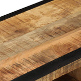 TV Cabinet 110x31x46 cm Rough Mango Wood 328284