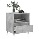 Bedside Cabinets 2 pcs Concrete Grey 40x35x50 cm Engineered Wood 830613