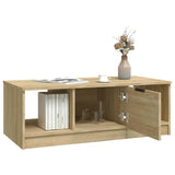 Coffee Table Sonoma Oak 102x50x36 cm Engineered Wood 811352