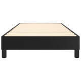 Box Spring Bed Frame Black Single Faux Leather 3121181