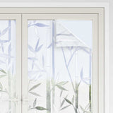 Window Films 4 pcs Frosted Bamboo Pattern PVC 3208962