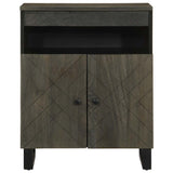 Sideboard Black 60x33x75 cm Solid Wood Mango 4017709